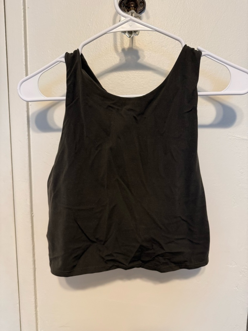 Athleta Sports Bra Dark Green/Gray